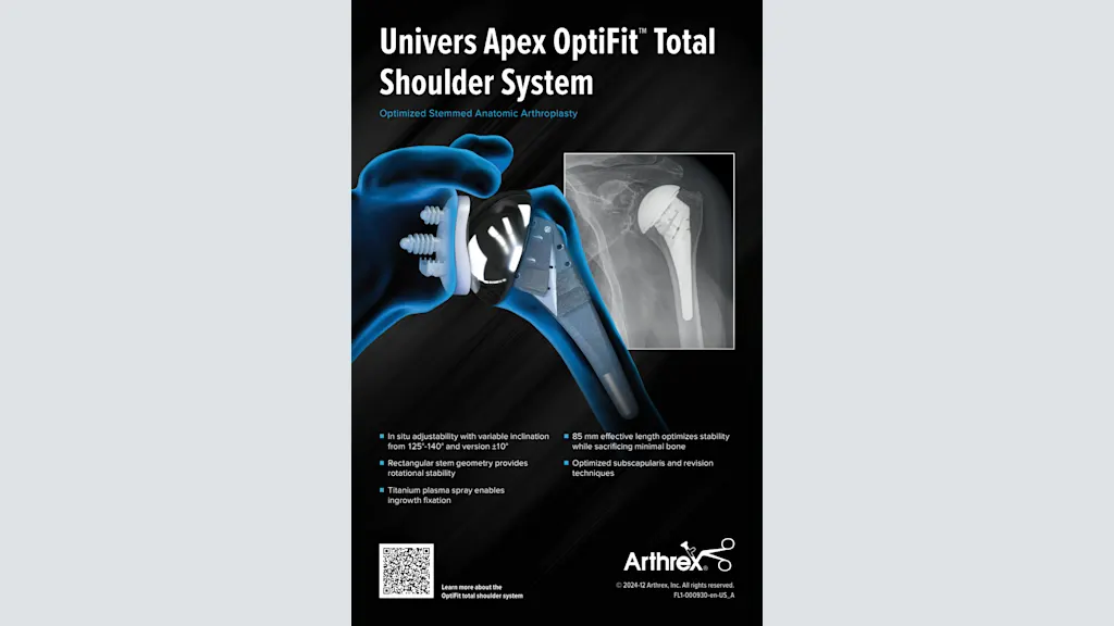 Univers Apex OptiFit™ Total Shoulder System