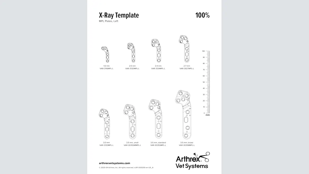 X-Ray Template - MPL Plates