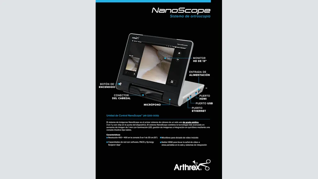 NanoScope™ - Sistema de artroscopia