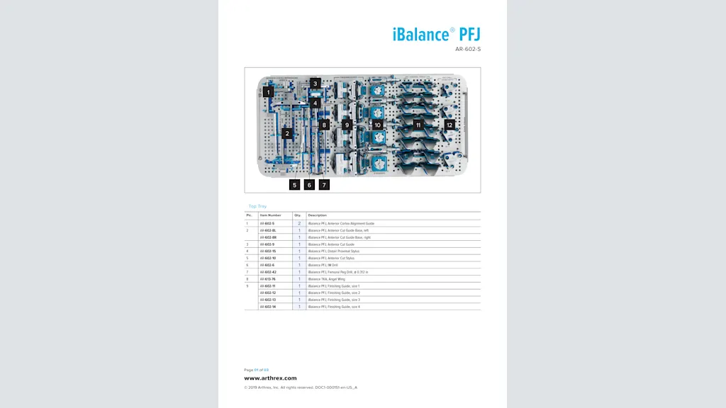 iBalance® PFJ (AR-602-S)