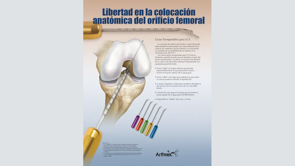 Libertad en la colocación anatómica femoral