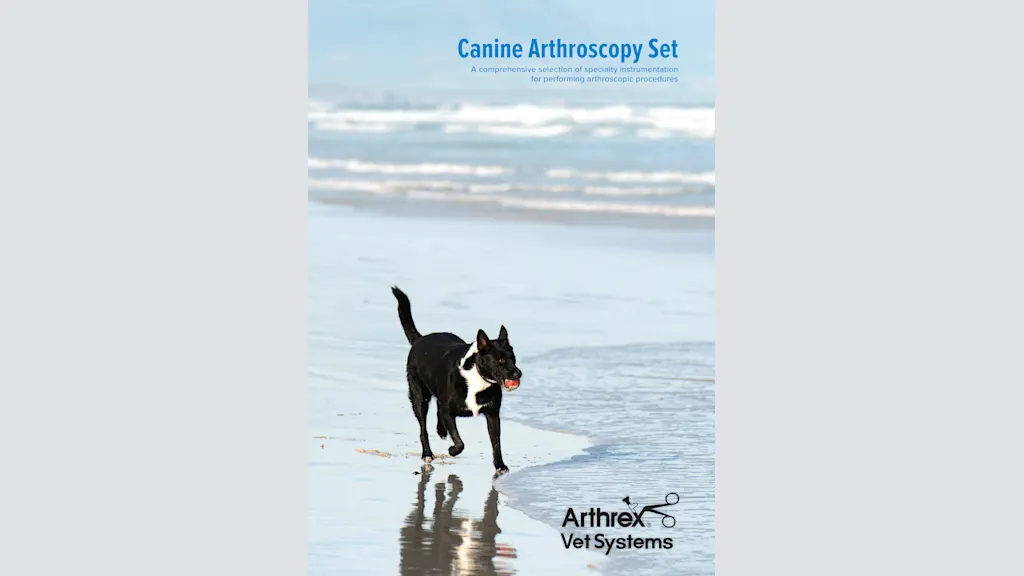 THE ARTHREX Canine Arthroscopy Set