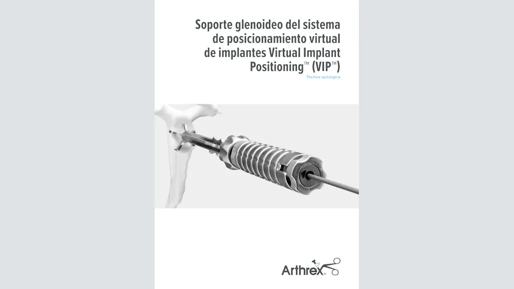 Soporte glenoideo del sistema de posicionamiento virtual de implantes Virtual Implant Positioning™ (VIP™)