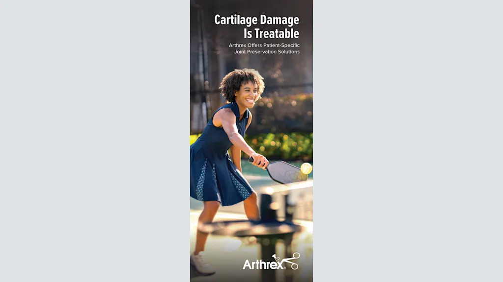 Cartilage Damage Is Treatable