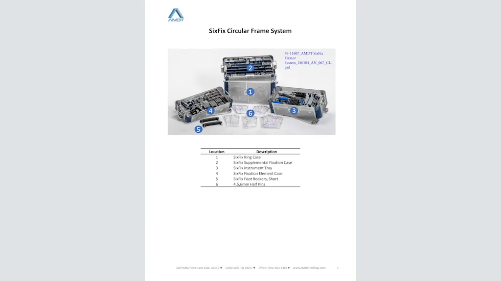 SixFix Circular Frame System