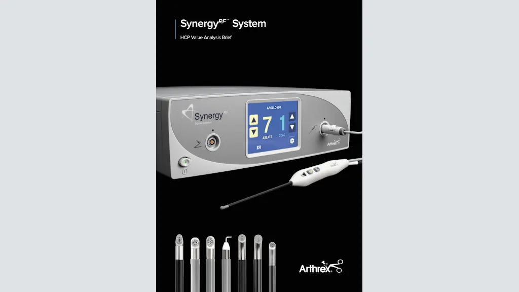 Synergy<sup><i>RF</i>™</sup> HCP Value Analysis Brief