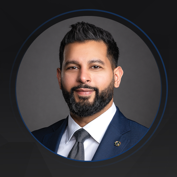 Professional headshot of Saqib Hasan, MD