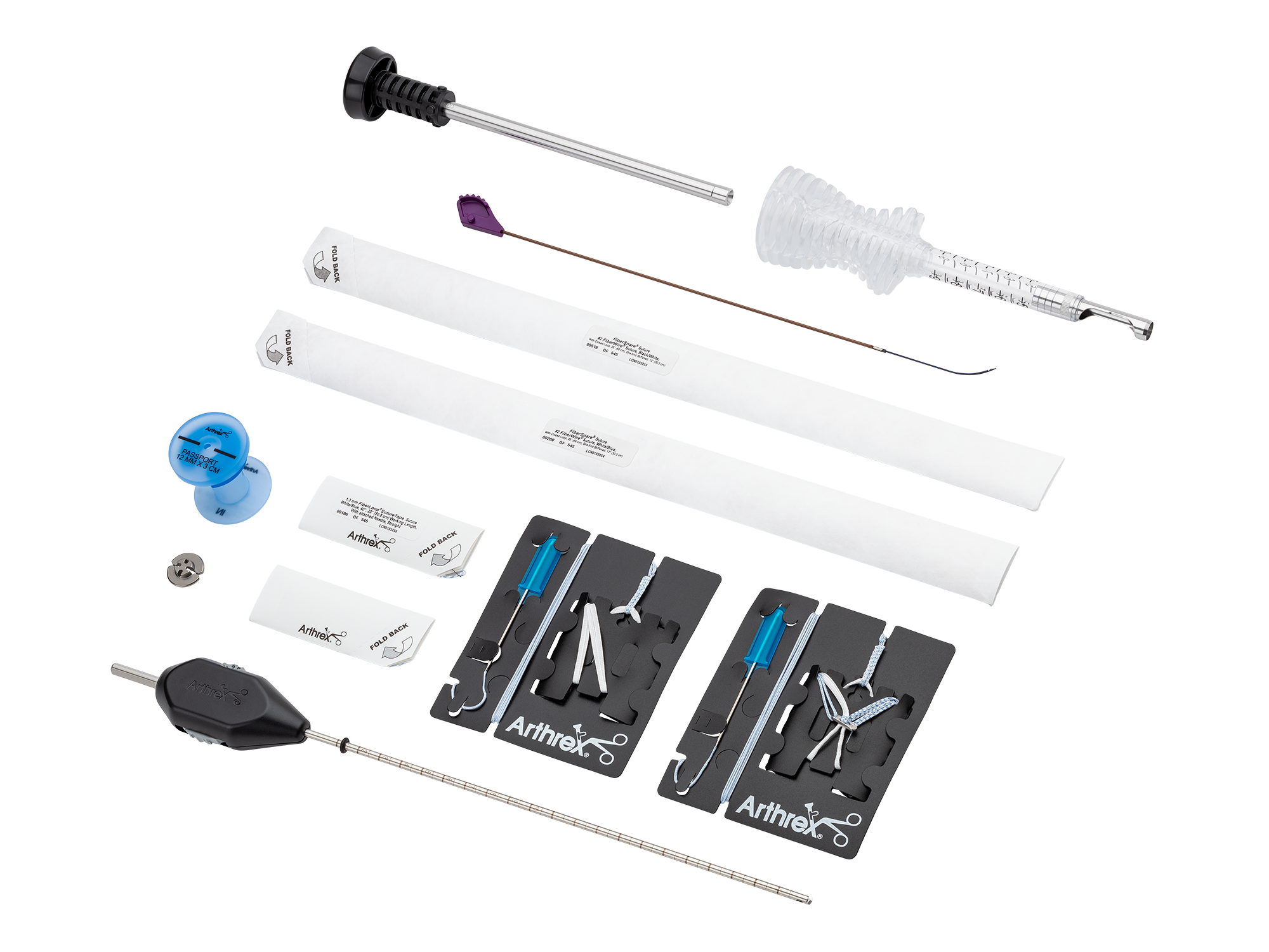 Arthrex - Tibial Tunnel QuadLink Kit, 8 mm - AR-1288QTT-80