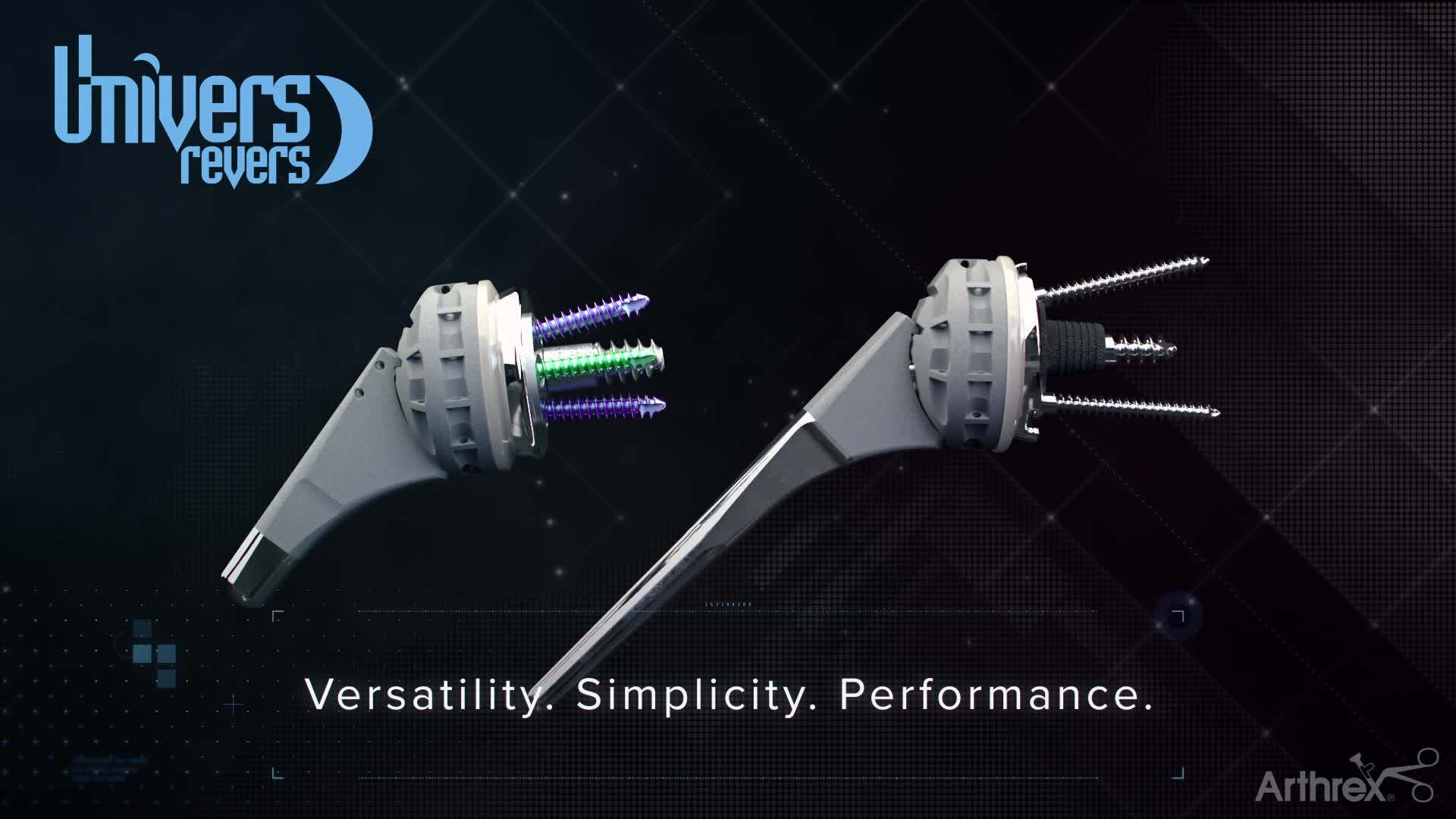 Arthrex - Univers Revers™ Total Shoulder System—Versatility