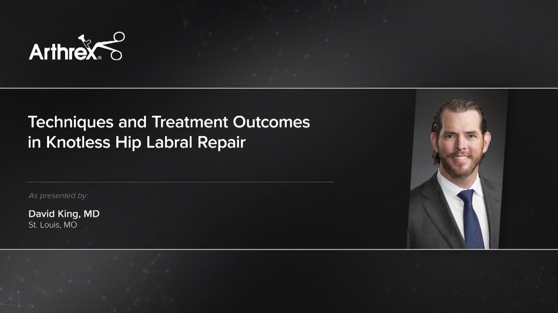 Arthrex Techniques And Treatment Outcomes In Knotless Hip Labral Repair