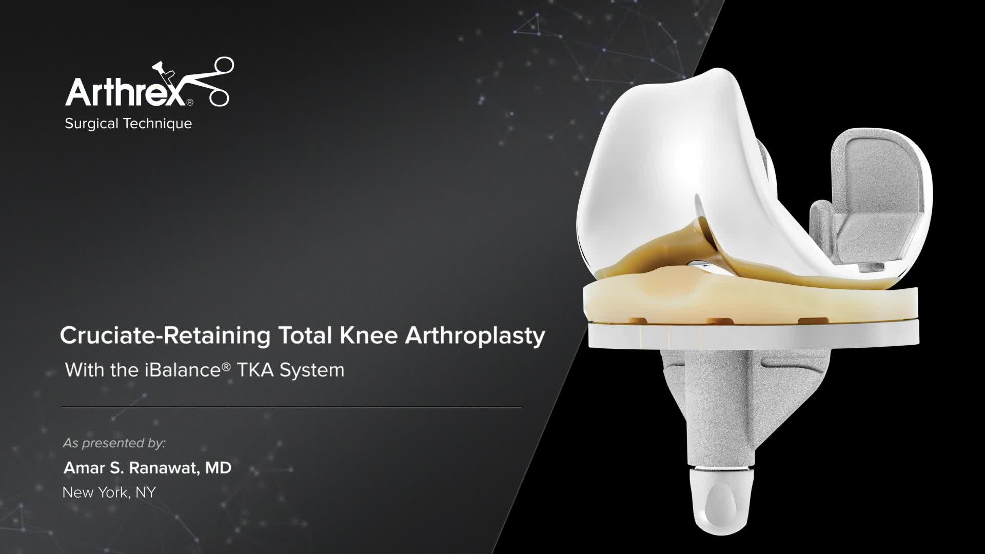 Arthrex - AAOS 2023 Annual Meeting: Knee Arthroplasty Feature Products